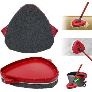 Red and Black Spin Mop Set Brand:SureOBliss